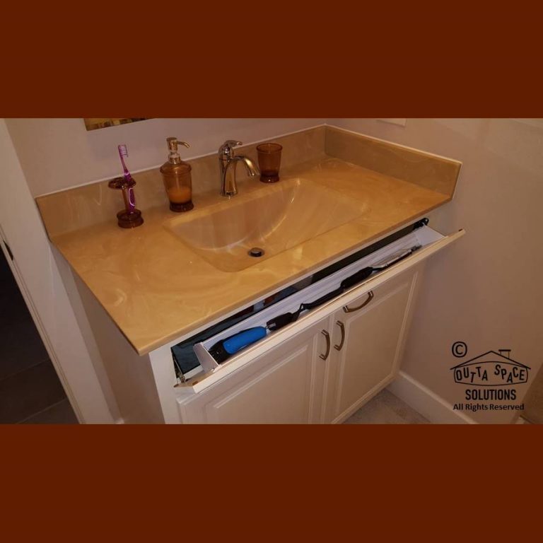 Vanity Sink Tipout Tray