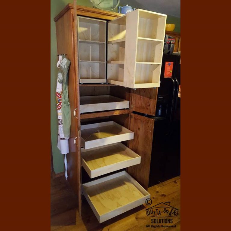 Vertical and Horizontal Pantry Pullouts